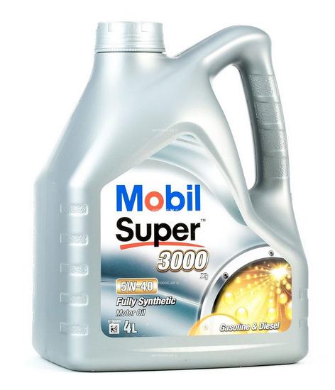 Mobil Super 3000 X1 5W-40 Ulei de Motor, 4 Litri